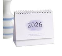 2026 Schreibtischkalender-Standing, Tischkalender 2025-2026 Schreibtisch, monatlicher akademischer Planer mit dickem Papierdesign | Desktop -Ornamente für Business Offices Schlafsaal Klassenzimmer zu