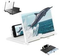 2026 Screen Magnifier for Cell Phone, 10/12/14/16/18 Inch Ultra HD Mobile Screens Magnifiers, Lightweight and Foldable Phone Screen Magnifier, for Movies, Videos (White,16in)