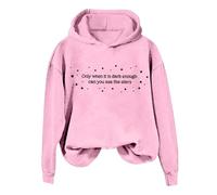 2026 Si está lo suficientemente oscuro, ¿puedes ver la sudadera con capucha? Unisex más divertido "¿Puedes ver la sudadera con capucha?", Rosa., XXL