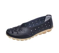 2026 Slip On Women Comfort Walking Flat Mocasines Zapatos Casuales Mocasines Driving Mocasines Zapatos de Senderismo para Mujer, Negro , 37 EU