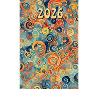 2026: Small Monthly Calendar Planner - With Creativity Affirmation Coloring Pages