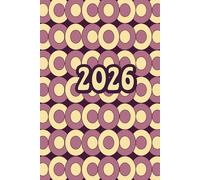 2026: Small Monthly Calendar Planner - With Geometric Adult Coloring Pages With Mindfulness Affirmations