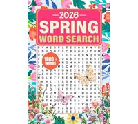 2026 Spring Word Search: 88 Large Print Spring Seasonal Themed Wordfind Puzzle Book For Adults & Seniors, Teens, with Solutions