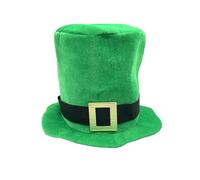 2026 St Patrick's Day Irish Beard St Green Hat Juego de collar de gafas accesorios de vacaciones, talla única, Terileno