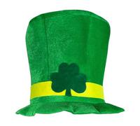 2026 St Patrick's Day Irish Beard St Green Hat Juego de collar de gafas accesorios de vacaciones, talla única, Terileno