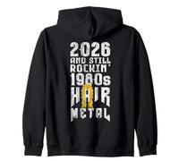2026 Still Rockin' 1980s Hair Metal Band Sudadera con Capucha