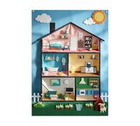 2026 Storyboard Room | Guión gráfico interactivo (104 x 75 cm) | Juego de promoción sensorial del aprendizaje para niños en edad preescolar (a partir de 3 años) | Los niños desarrollan habilidades |