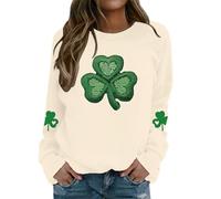 2026 Sudadera de manga larga para mujer con texto en inglés "God is Greater Than The Highs and Lows", beige, S