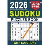 2026 Sudoku Puzzles Book Large Print With Solutions