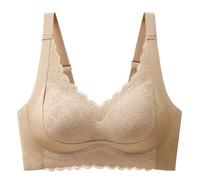 2026 Sujetador de Mujer Deep V Push up Seamless T-Shirt Bra Transpirable Soporte Espalda Sin Cierre Sujetador de Mujer con Hebilla Transpirable 2026 New Jelly Leopard Bra