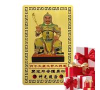 2026 Tai Sui Protection Card - Horse Year Chinese | Copper Gold Tone Decor, Portable, Meaningful Cultural Gift For Family Friends And Coworkers