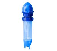 2026 Tapa de adaptador de silicona suave como vertedor de botella de agua, cierre reutilizable para recipientes universales (azul, talla única)