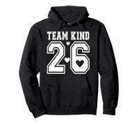 2026 Team Kind Kindness Motivacional Diciendo Buenas Vibraciones Sudadera con Capucha