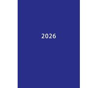 2026: Terminkalender mit Uhrzeit | 1 Tag auf 1 Seite mit Zeiteinteilung | A4 Tagesplaner Kalenderbuch Planer | Business Zei Timer | Buchkalender ... Jahresplaner | Einfach Blau
