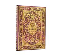 2026 The Orchard (Persian Poetry) Midi 18-month Horizontal Hardcover Flexi Dayplanner 2025-2026 (Elastic Band Closure)