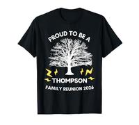 2026 Thompson Family Reunion Gathering Árbol genealógico a Juego Camiseta