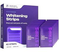 2026 Tiras de blanqueamiento de dientes moradas | Suave con el esmalte | Adecuado para dientes sensibles | Blanqueamiento seguro sin daño | Ideal para manchas de café, vino, humo