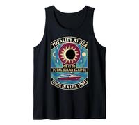 2026 Total Solar Eclipse Crucero Océano Totalidad Visor Camiseta sin Mangas