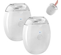2026 Universal Automatic Fingernail Grinder, 3-in-1 Portable Electric Nail Clippers with LED Light & 3 Speeds, Silent Nail Cutter Polishing Trimmer for Whole Family (2pcs)