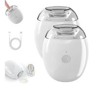 2026 Universal Automatic Fingernail Grinder, Electric Nail Grinder with LED Light & 3 Speed, Rechargeable Electric Nail Clippers & Polisher for Adults, Children (2PCS)