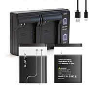 2026 Upgrade BL-5C - Juego de 2 baterías recargables de 3050 mAh de alta capacidad de 3,7 V para teléfono Nokia radio doméstica, altavoz y cámara