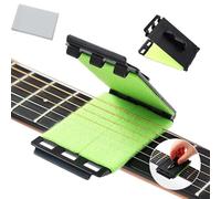 2026 Upgrade Guitar Fret Cleaner, Portable Reusable Guitar Fingerboard String Cleaners, Fast Fret Guitar String Cleaner Scrubber for Bass Ukulele Violin Cleaning and Maintaining (1Pc)