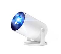 [2026 Upgraded] AKIYO O2 Proyector Portátil con WiFi 6 Bluetooth 5.4 Support 1080P Auto Keystone 180° Rotation, Mini Proyector Compatibile con HDMI/Laptop/PS5/TV Stick, Blanco