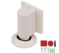 2026 Upgraded Door Wedge Stopper, Magnetic Doors Stopper for Bottom of Doors, No Drill Invisible Doorstops for Inside, Heavy Duty Magnetic Door Catch Holder to Keep Open (Beige)