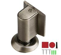 2026 Upgraded Door Wedge Stopper, Magnetic Doors Stopper for Bottom of Doors, No Drill Invisible Doorstops for Inside, Heavy Duty Magnetic Door Catch Holder to Keep Open (Bronze)