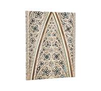 2026 Layla (Persian Poetry) Ultra 12-month Vertical Hardcover Flexi Dayplanner 2026 (Elastic Band Closure)