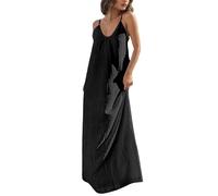 2026 Vestido camisero estilo occidental con estampado floral para mujer Vestido de verano con botones casual retro vestido midi, Negro , L