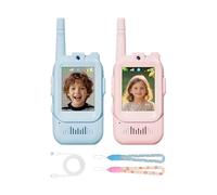 2026 Video Walkie Talkies For Kids, 2 Pack Kids Video Walkie Talkie with HD Camera, Voice Changer & Screen Display, Rechargeable Long Range Intercom, Christmas Birthday Gift For Boys Girls Ages 3-12