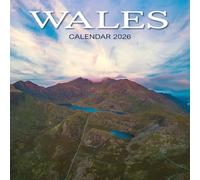 2026 Wales Calendar: Wales - Square Wall Calendar - Month to View - 12 Months
