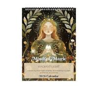 2026 Wall Calendar, Mindfulness Monthly Calendar, Compact Daily Planner, 11,02 x 8,27 pulgadas Exquisite Ilustrations Design, Ideal para Home, Offices and Planning Planning Jan-Dec 2026