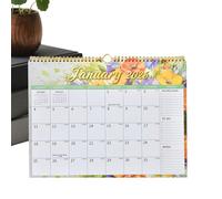 2026 Wall Calendar | Monthly Twin-Wire Binding Planner,202-2027 Monthly 18 Month,for Desk Office Daily Classroom School Work Home New Year