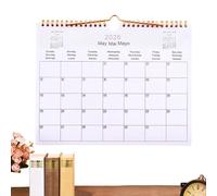 2026 Wall Calendar - Multilingual Household Coil Calendar, 12 Month Planner Calendars | Cultural Decorative Large Planning Calendars Schedule, Spiral Bound Home Office School Calendarss For Family Pla