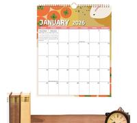 2026 Wall Calendar - Weekly Monthly Planner, Thick Paper January December Hanging Calendar | Waterproof Family Schedule Organizer for Home Office School Kitchen Academic Year