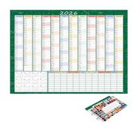 2026 Wall Planner Calendar, Schedule Tracking Planner, Full Year Wall Calendars, Walsl Calendarr, Plannerr, Creative And Simple Desk Calendar For Fitness, Travel, And Social Activities