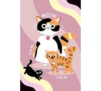 2026 Weekly and Monthly Planner: Jan - Dec 2026, 6" x 9", Notes pages, Mood Tracker, and More for Cat Lovers