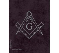 2026 Weekly & Monthly Planner for Men | Freemason Edition: Paperback 8.5x11" Organizer with Masonic Compass & Square | Maps, Holidays (US, UK, CA, AU), Notes & Focused Weekly Layouts for Mastery VER.2