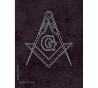 2026 Weekly & Monthly Planner for Men | Freemason Edition: Paperback 8.5x11" Organizer with Masonic Compass & Square | Maps, Holidays (US, UK, CA, AU), Notes & Focused Weekly Layouts for Mastery