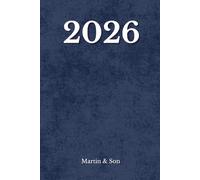 2026 Weekly & Monthly Planner | Monday Start | 6x9 Paperback | INK BLUE: Simple Organizer with Monthly & Weekly Pages, Notes & Goals | Compact Schedule Book for Work, Study & Life