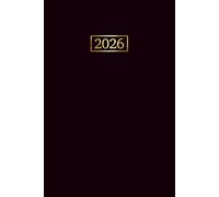 2026 Weekly Planner: 12 Month Agenda Organizer from January to December 2026 - 1 Week on 2 Pages || Appointment Book Calendar with Holidays - Small Size A5 || Black Cover - Canada Edition