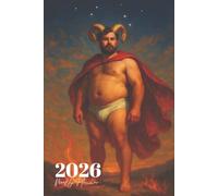 2026 Weekly Planner: Aries Zodiac Bear Beefcake Queer Organizer with Positive Affirmations