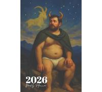 2026 Weekly Planner: Capricorn Zodiac Bear Beefcake Queer Organizer with Positive Affirmations