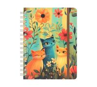 2026 Weekly Planner, Cat Design Notebook Organizer, 6.1x8.46 Inch Schedule Journal, 140 Pages with Monthly Calendar Notes Section, Agenda Book for Work Student Family Teacher College School Home Desk