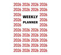 2026 Weekly Planner in large A4 (8,3" x 11,7") format by VNPBooks: 12 Months from January to December 2026 PAPERBACK