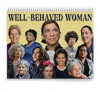 2026 Well-Behaved Women Wall Calendar, Feminist Calendar 2026 Feminist Merch Gifts for Women, 11" x 8.5" Inspirational & Stylish Decor Calendars, Encouragement Calendars Gifts Home Wall Decor
