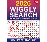 2026 Wiggly Word Search: 100+ Puzzles Large Print Easy to See Puzzle Book for Adults & Seniors| Vol 2 |