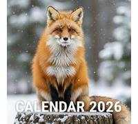 2026 Winter Wildlife Wonders Calendar: Adorable Creatures & Stunning Winter Scenes | Monthly Planner for Animal Lovers | 8.5 x 8.5 Inch
